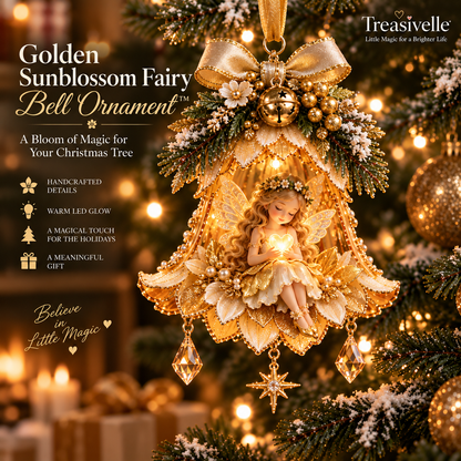 ✨ Enchanted Fairy Bell Christmas Ornament