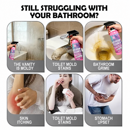 🔥Bathroom Cleaner – Dissolves Limescale & Mold, Inhibits Regrowth. Sparkling Bathroom – Grab Yours! ✅