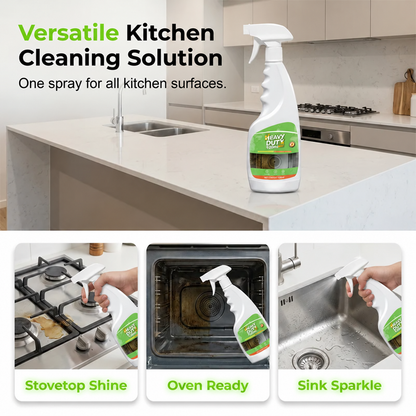 ✨🧽 Heavy-Duty Grease Remover Spray – Fast Kitchen Cleaning with a Sweet Peach Scent