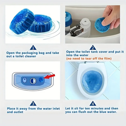 Imported Toilet Bowl Cleaner Tablets (Pack Of 12)