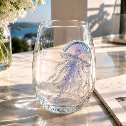 🌊Artisanal Blue Ringed Octopus Glassware