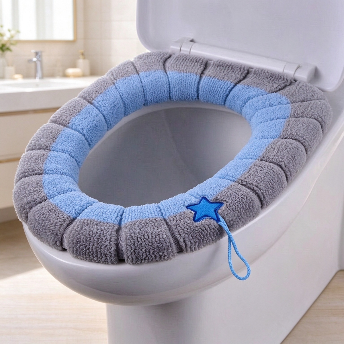 🚽Lightweight Washable Soft Toilet Seat Cushion