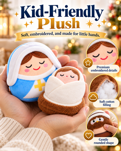 ✨24 Days of Nativity Surprises – Plush Christmas Advent Calendar for Kids