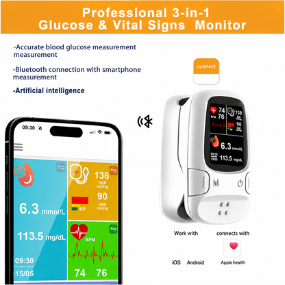 ✨ Multi-Function Health Monitoring Device