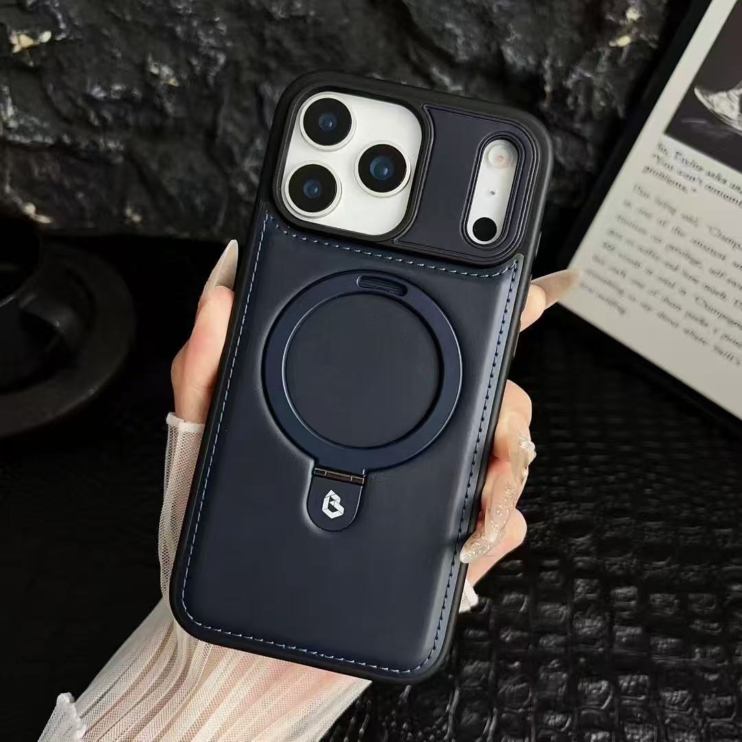 🔥New In Phone Case for iPhone 17 Series - Luxurious Leather Invisible Stand Case