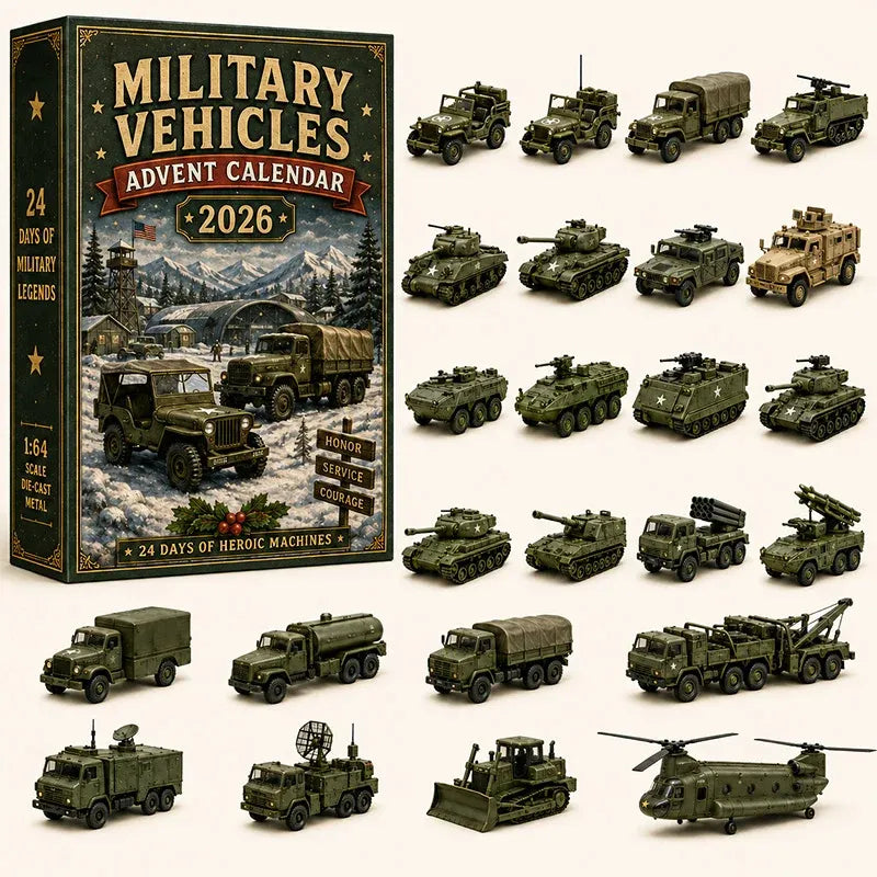 ⭐🚗 2026 Vehicle Advent Calendar Collection – 24 Days of Classic Machines, Trucks & Military Legends 🎁✨
