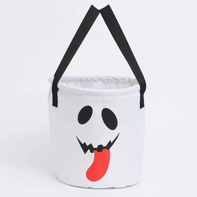 👻 Glow-in-the-Dark Halloween Candy Basket – LED Trick-or-Treat Bag