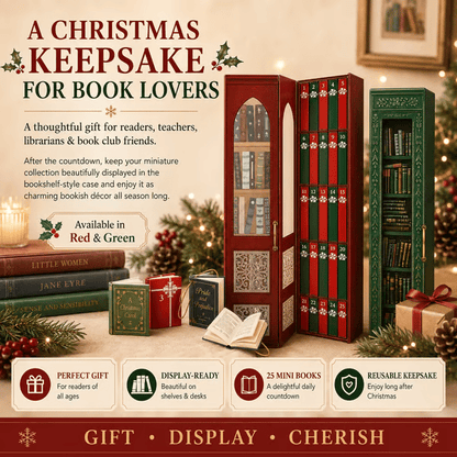 🔥Last Day 49% OFF📚 25-Day Mini Book Advent Calendar – A Book Lover's Christmas Countdown