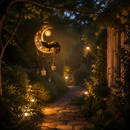 🌙 Every Breeze Carries a Little Halloween Magic——Solar Hanging Lantern for Outdoor Halloween Décor