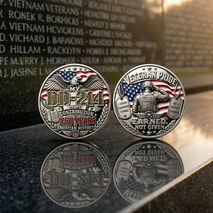 DD-214 Veteran 3D Embroidered Cap - “IT'S A VETERAN THING YOU WOULDN'T UNDERSTAND”🎁 Free Honor Coin With Every Cap Purchase