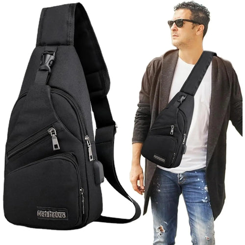Men’s Lightweight Waterproof Sling Bag