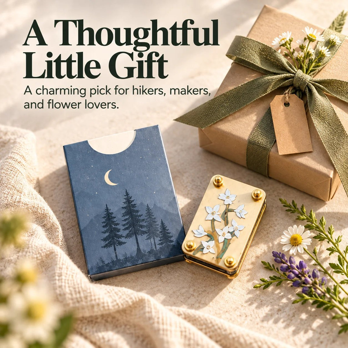 🌸 Mini Portable Flower Press | Pocket-Sized Botanical Press for Small Blooms, Petals & Keepsake Crafts 🌿