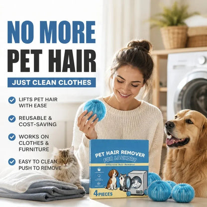 ⭐⏳Time-Limited Special⏰Reusable Pet Hair Remover Laundry Balls