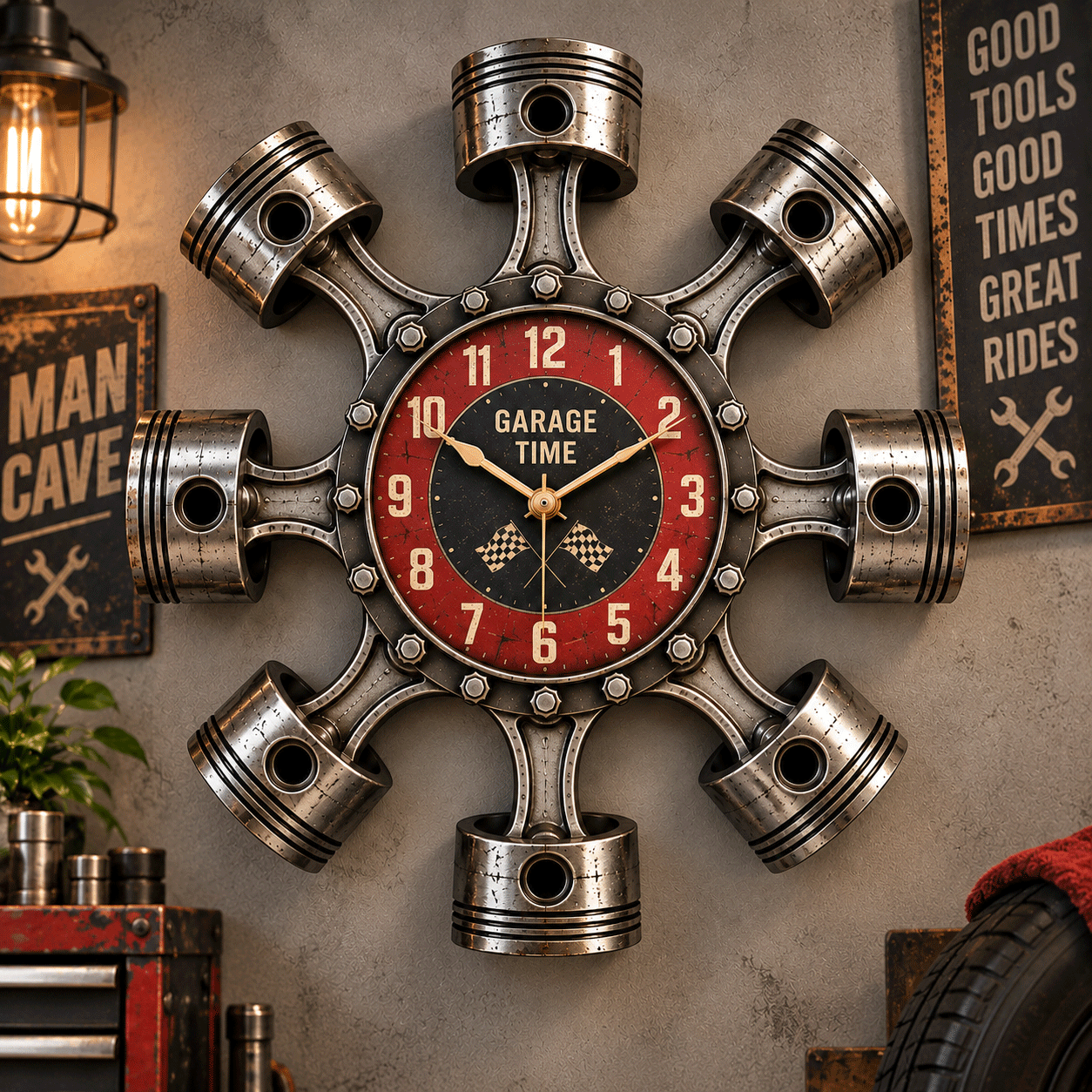 Piston Garage Wall Clock(Piston Garage Wall Clock(Free Shipping✈️)