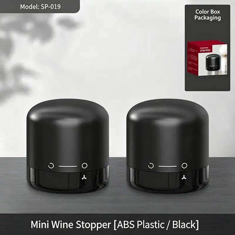 Vacuum wine stopper.Champagne and wine, red wine and liquor
