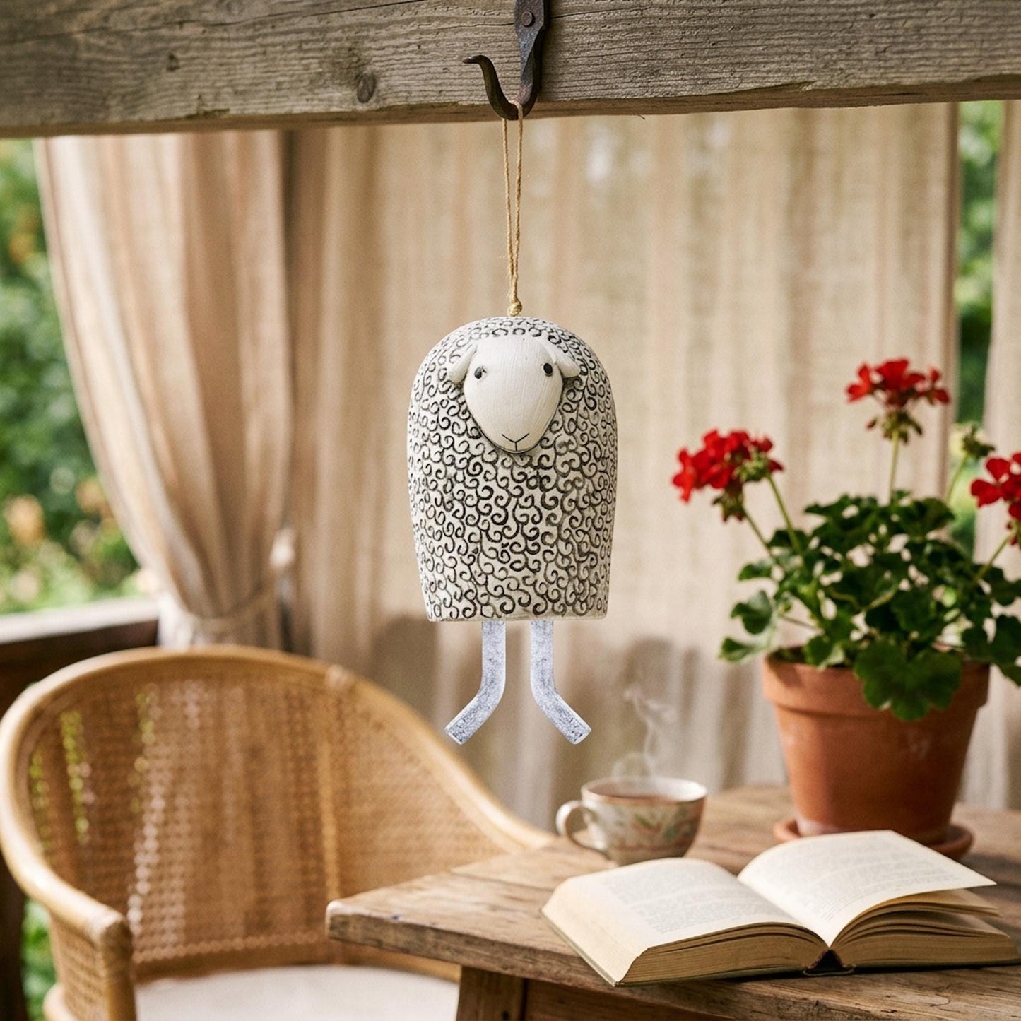 Handmade Whimsical Animal Wind Chime Ornaments