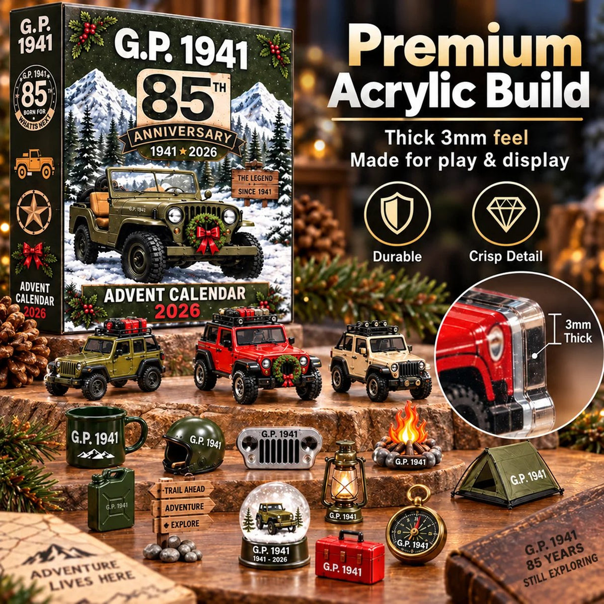 🚗 85th Anniversary Off-Road Legends 24-Day Christmas Advent Calendar