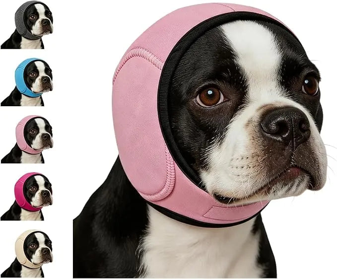 Calming Dog Ear Wrap | Noise-Reducing Ear Protection for Grooming, Bathing & Fireworks