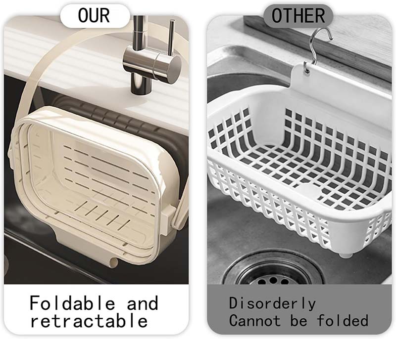 AA Foldable Hanging Kitchen Sink Drain Basket🧺