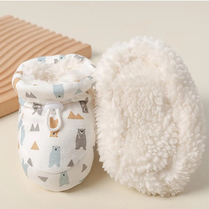 👶Warm fur baby boots