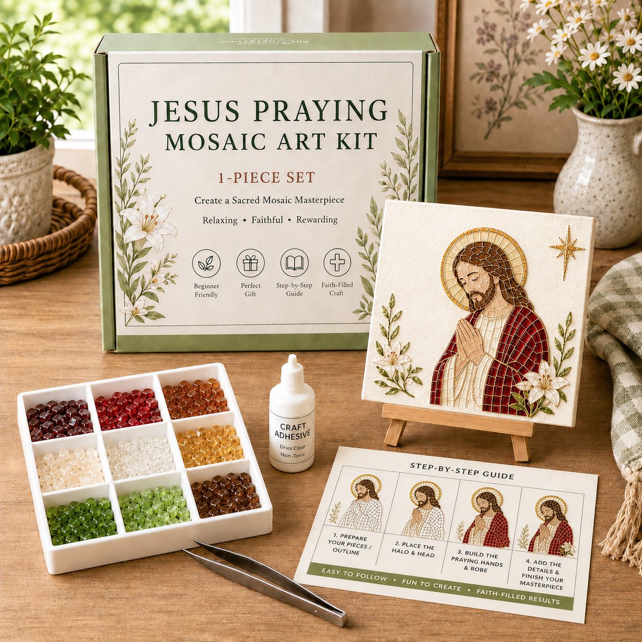 💥Nativity Sea Glass Art Kit