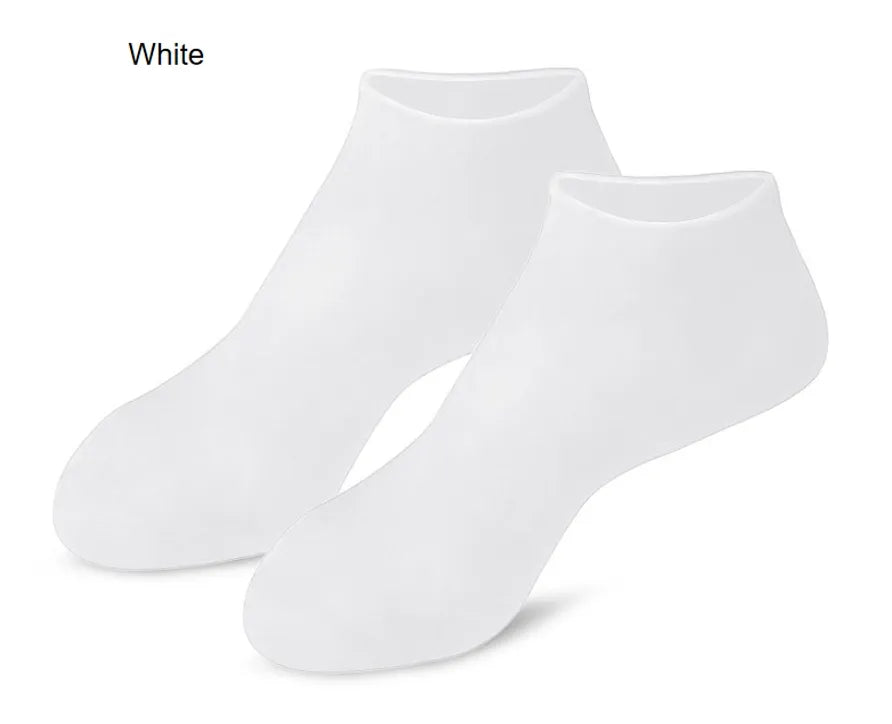 🔥 Soft Silicone Moisturizing Gel Socks - Home Foot Care & Spa Kit