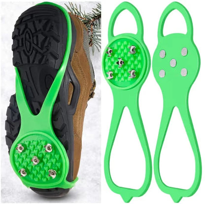 5-Prong Anti-Slip Spikes For Safe Winter Walks – Compatible With All Types Of Footwear
