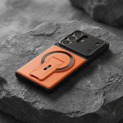 Magnetic Kickstand Phone Case forS Series – Shockproof Slim Case with Camera Lens Protection & Hidden Stand