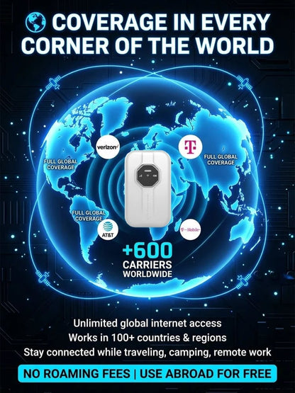 🎁This Week's Special Price $37.99-- [Power on and use] All-network portable wifi