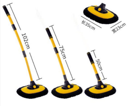 🎉⏳Time-Limited Special⏰Durable Aluminum Long Handle Telescopic Car Wash Mop – Soft Microfiber, Scratch-Free & Adjustable Length ✨