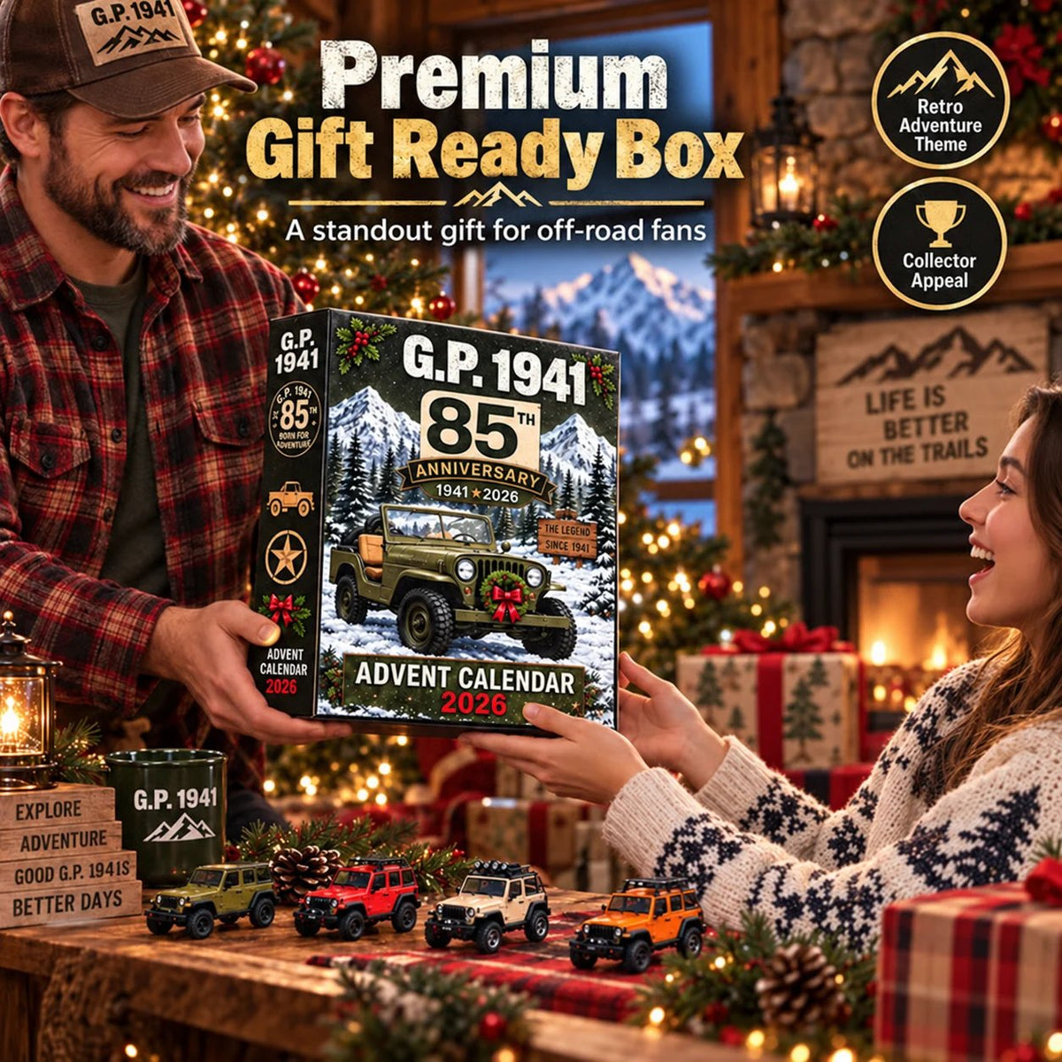 🚗 85th Anniversary Off-Road Legends 24-Day Christmas Advent Calendar