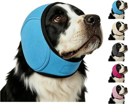 Calming Dog Ear Wrap | Noise-Reducing Ear Protection for Grooming, Bathing & Fireworks
