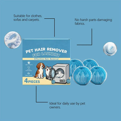 ⭐⏳Time-Limited Special⏰Reusable Pet Hair Remover Laundry Balls