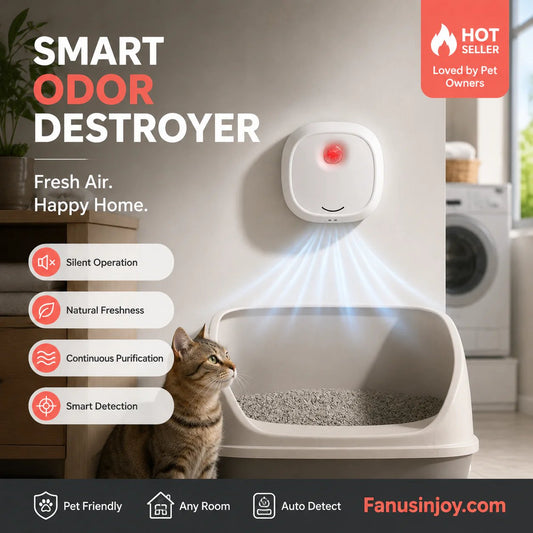 🎉🔥 49% OFF! 🌬️Smart Quiet Pet Odor Eliminator-Say goodbye to unpleasant odors with it!