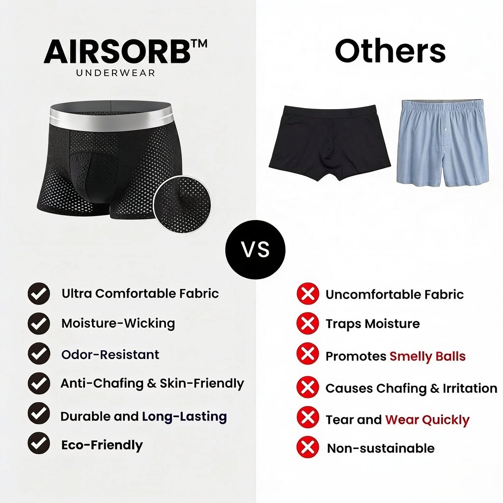 Premium All-Day Comfort IceSilk Mesh Men's Boxer