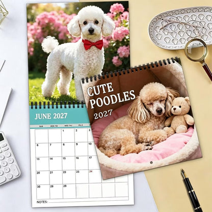 🐩 2027 CUTE POODLES CALENDAR