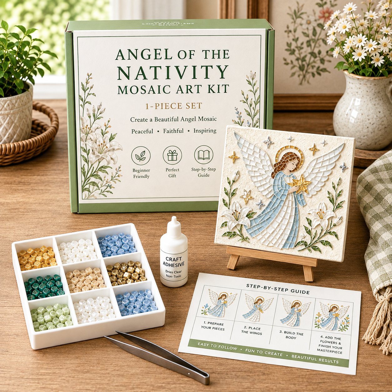 💥Nativity Sea Glass Art Kit