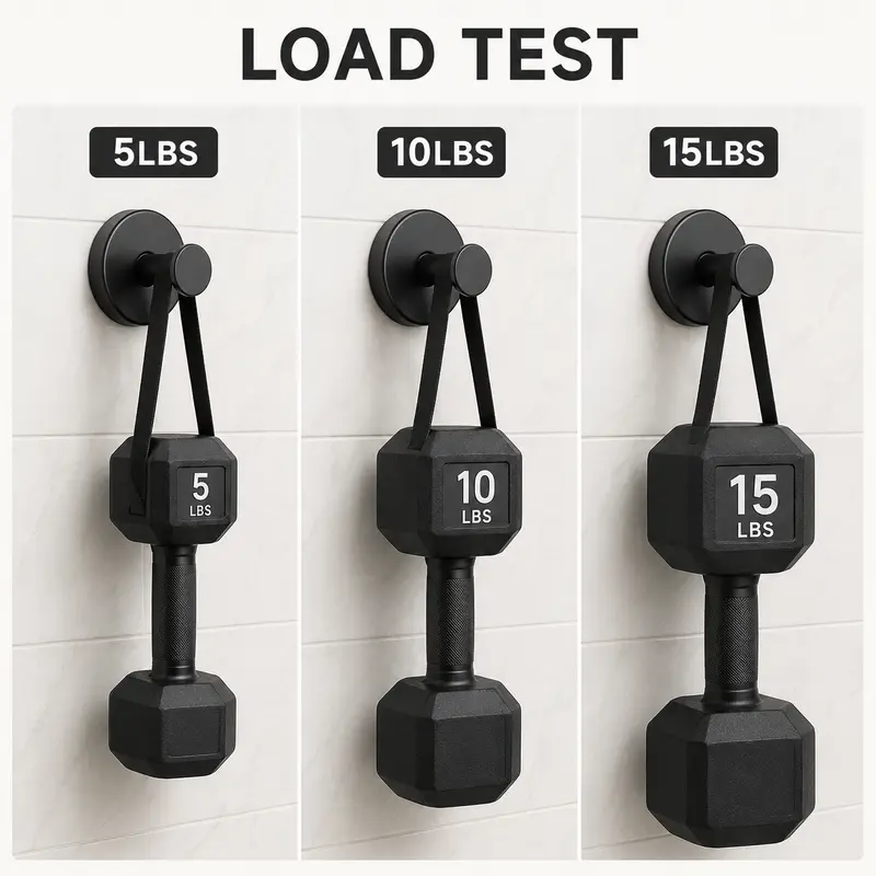 Stainless Steel Finish GripLock Heavy Duty Adhesive Wall Hooks
