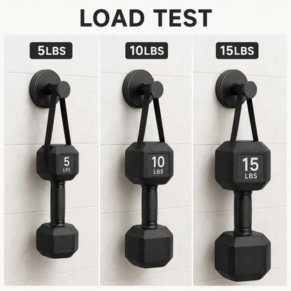 Stainless Steel Finish GripLock Heavy Duty Adhesive Wall Hooks