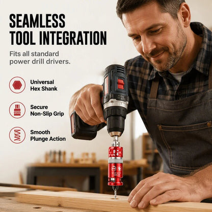 🎉🔧 2026 Sale — Over 3200 Sold! ⚙️ Semi-Automatic Countersink Drill Bits Set