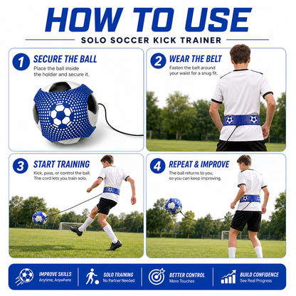 🔥 2026 Best Seller – Solo Soccer Kick Trainer ⚽