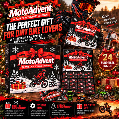 🏍️🔥 Motocross Advent Calendar – 24 Days of Dirt Bike Surprises! 🎄🎁