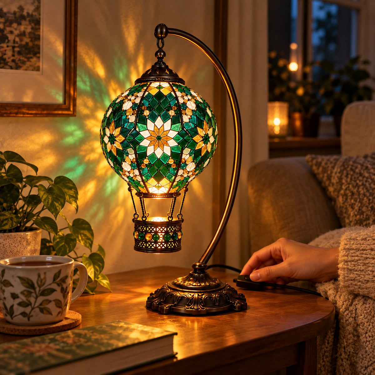 DIY Turkish Mosaic Hot Air Balloon Lamp Kit