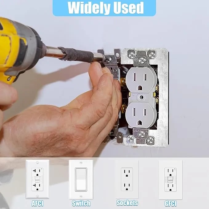 💯Wall Plate Spacers (Metal) – For Wall Outlet Repair and Securing Loose Outlets