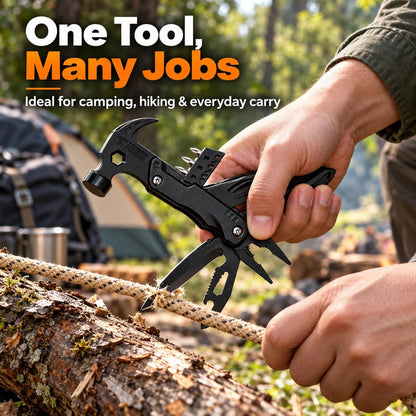 🌟✨ 19-in-1 Multifunction Camping Hammer