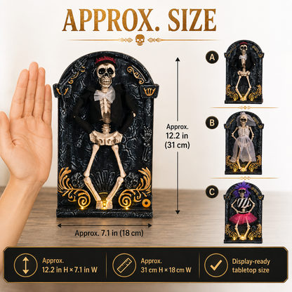 💀 They Actually Move! Animated Light-Up Dancing Skeleton Collection
