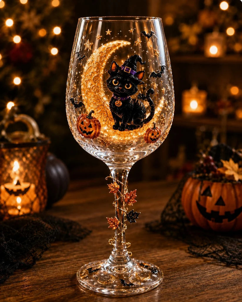 👻🎃Halloween Wine Glass Collection Gift Box Set