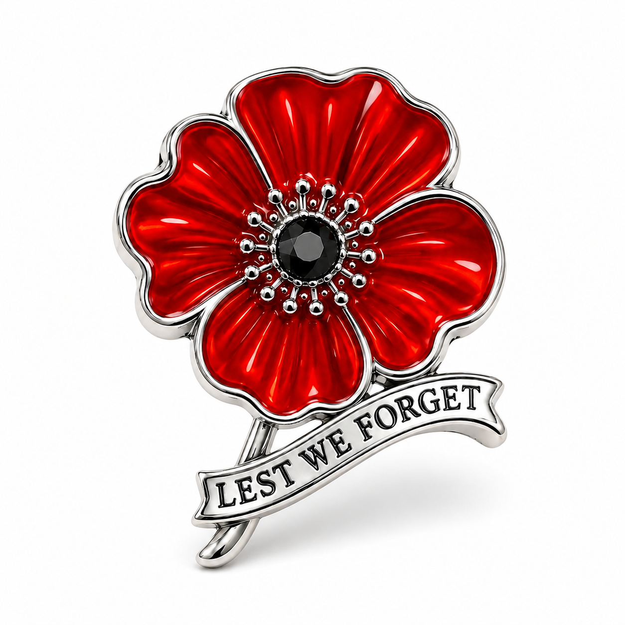 🎁 VE Day 80th Anniversary Poppy Brooch