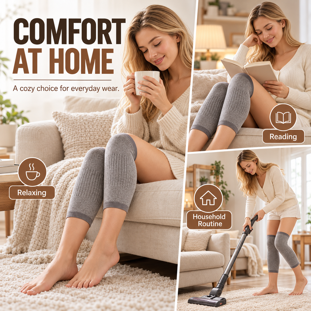 Winter Special❄️Soft And Warm Faux Cashmere Knee Pads
