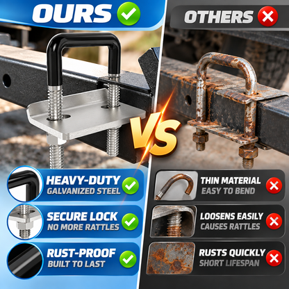 Ultimate Trailer Hitch Locking Stabilizer - Heavy-Duty Support & Anti-Rattle
